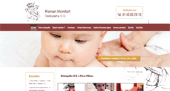 Desktop Screenshot of osteopathe-monfort.com